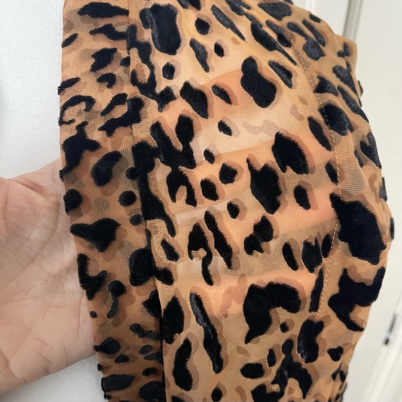 Beach Riot Coverup with Leopard Print and Velvet - Picture 6 of 13